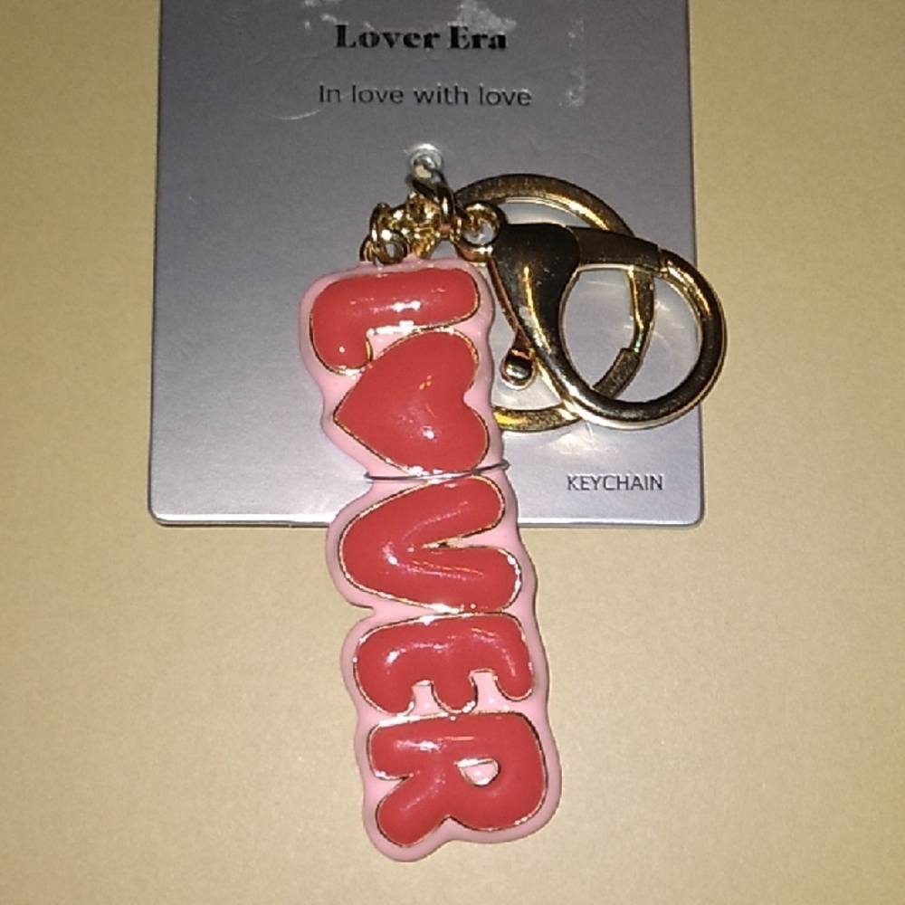 Pink And Red Lover Keychain NWT